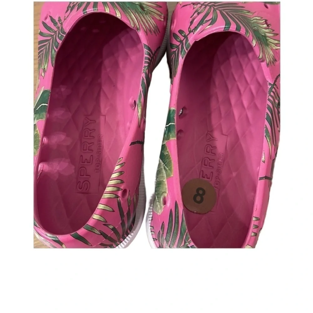 Sperry Men's Authentic Float Boat Shoes Size 8 Palm Pink NWOT